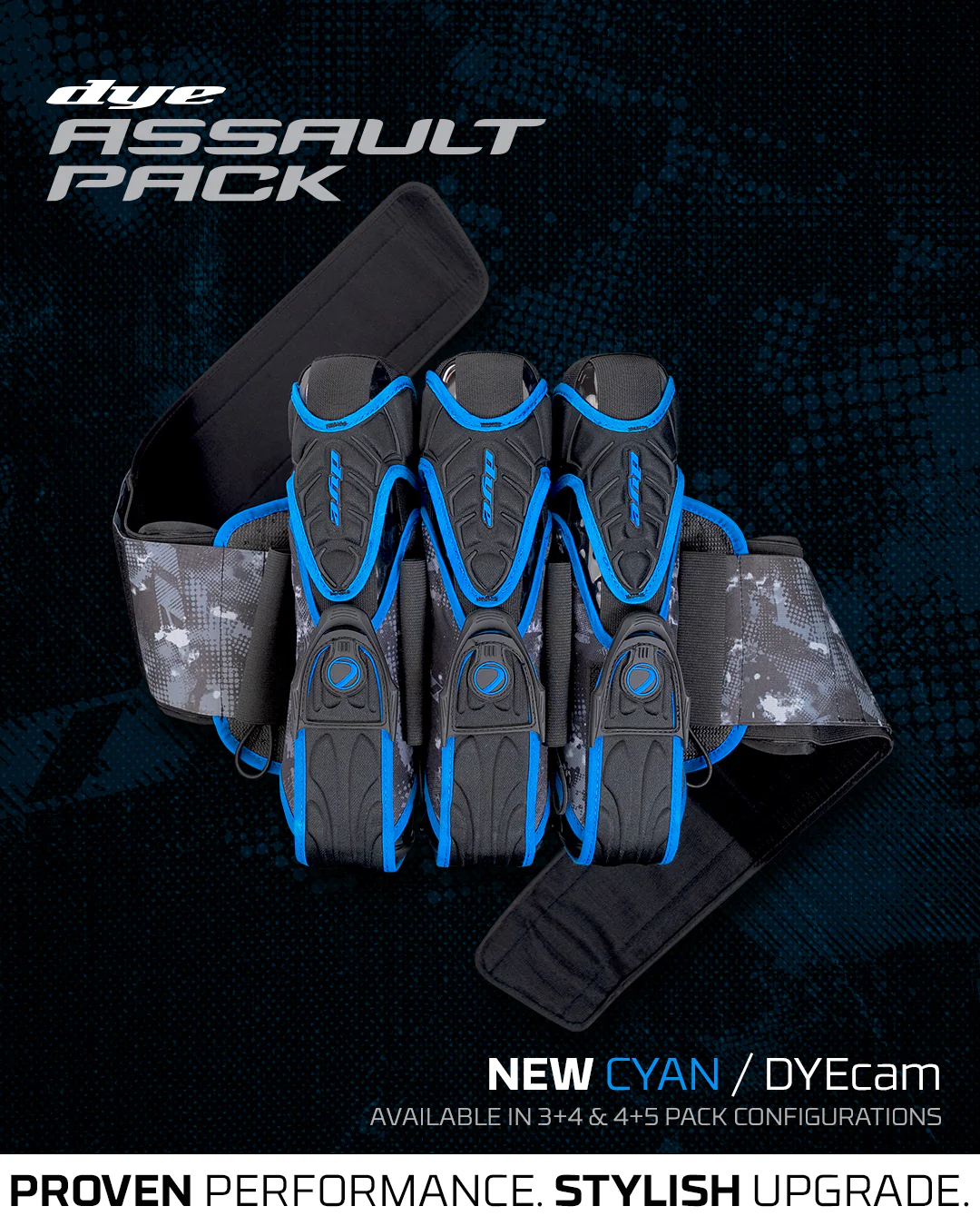 Assault Pack Pro Harness - Dyecam Cyan 3+4