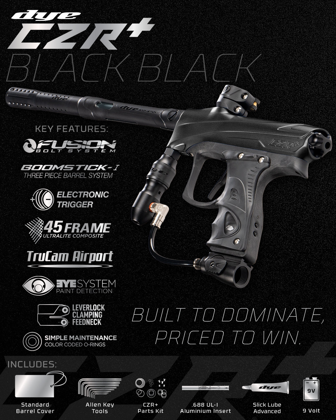 DYE RIZE CZR+ - BLACK/BLACK - Image 4