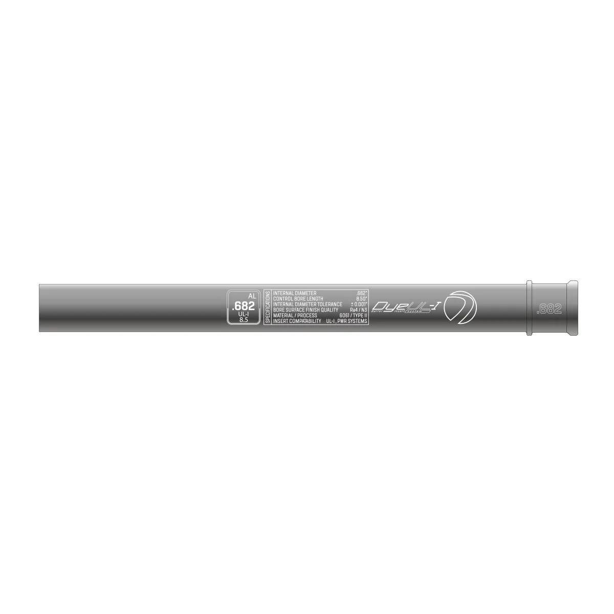 DYE UL-I Barrel Inserts – All Bore Sizes (.676–.692) - Image 6