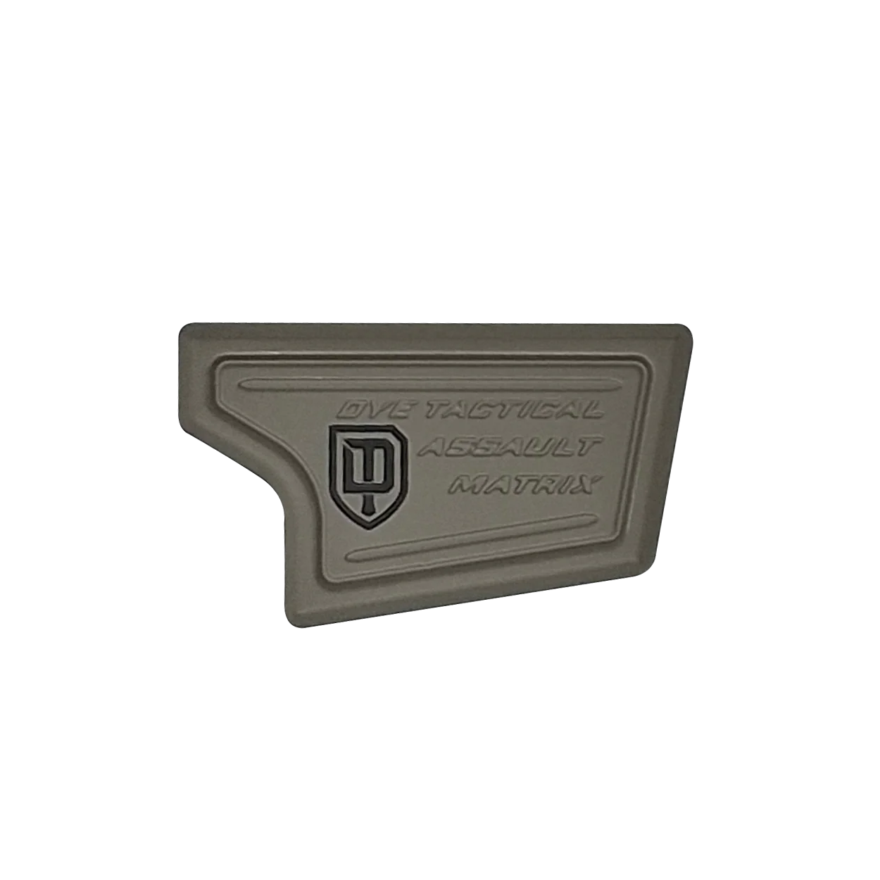 DAM Side Body Logo Plate - Dark Earth (Pair, Left & Right)