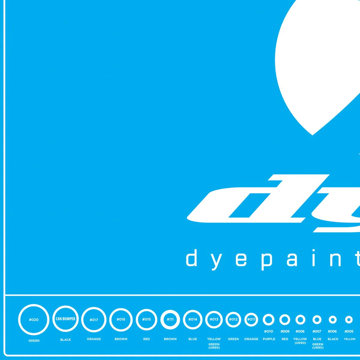 Tech Mat Dye Cyan w/o-ring chart (rubber) - Image 2
